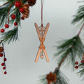 Vintage Skis Christmas Ornament