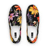 Cottagecore Print Dark Background Women’s Slip-on Canvas Shoes