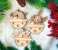 Jingle Bell  Christmas Ornament Set of 6