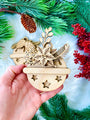 Jingle Bell  Christmas Ornament Set of 6