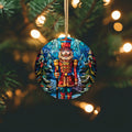 Ceramic Nutcracker Christmas Ornament