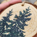 Hand-Painted Tree Christmas Ornament