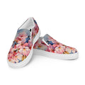 Watercolor Cherry Blossom Women’s Slip-on Canvas Shoes