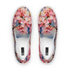 Watercolor Cherry Blossom Women’s Slip-on Canvas Shoes