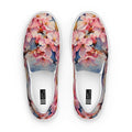 Watercolor Cherry Blossom Women’s Slip-on Canvas Shoes