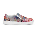 Watercolor Cherry Blossom Women’s Slip-on Canvas Shoes