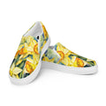 Watercolor Daffodils Women’s Slip-on Canvas Shoes