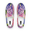 Watercolor Hyacinth Blossom Women’s Slip-on Canvas Shoes