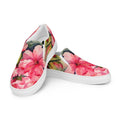 Watercolor Azalea Blossom Women’s Slip-on Canvas Shoes