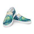 Watercolor Seascape Women’s Slip-on Canvas Shoes