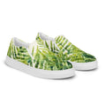 Watercolor Fern Women’s Slip-on Canvas Shoes