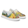 Watercolor Wildflowers Women’s Slip-on Canvas Shoes