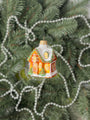 House Glass Christmas Ornament