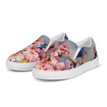 Watercolor Cherry Blossom Women’s Slip-on Canvas Shoes