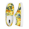 Watercolor Daffodils Women’s Slip-on Canvas Shoes