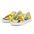 Watercolor Daffodils Women’s Slip-on Canvas Shoes