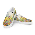 Watercolor Wildflowers Women’s Slip-on Canvas Shoes