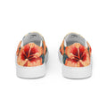 Painted Hibiscus Women’s Slip-on Canvas Shoes