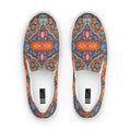 Painted Floral Art Women’s Slip-on Canvas Shoes