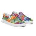 Vibrant Floral Women’s Slip-on Canvas Shoes