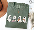 Halloween Ghost Reading T-Shirt