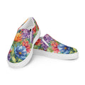 Vibrant Floral Women’s Slip-on Canvas Shoes