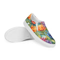 Vibrant Floral Women’s Slip-on Canvas Shoes