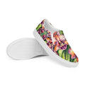 Watercolor Orchids Women’s Slip-on Canvas Shoes